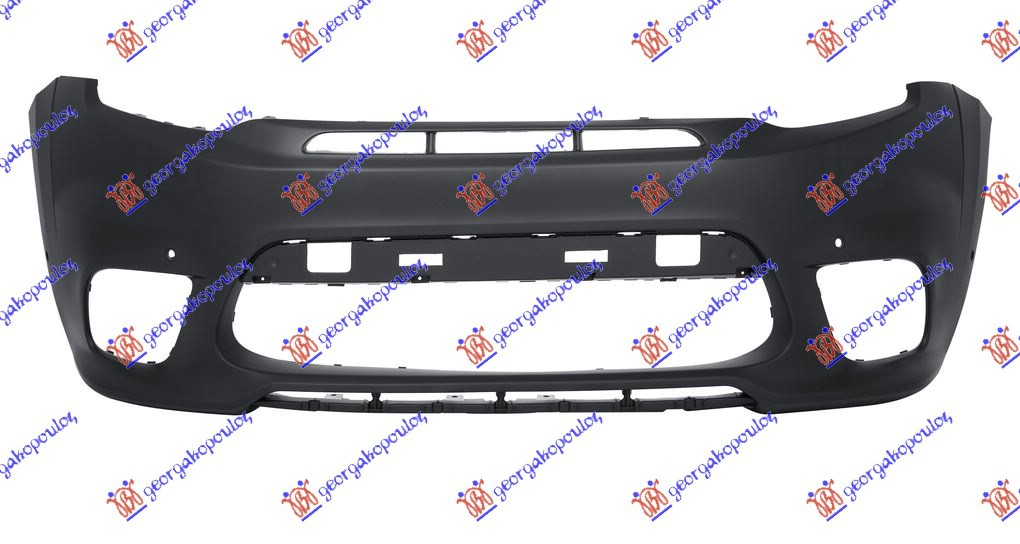 FRONT BUMPER PRIMED (W/4 PDC) (TRACKHAWK/SRT)