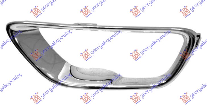 FRONT BUMPER GRILLE FRAME CHROME (LIMITED/OVERLAND)
