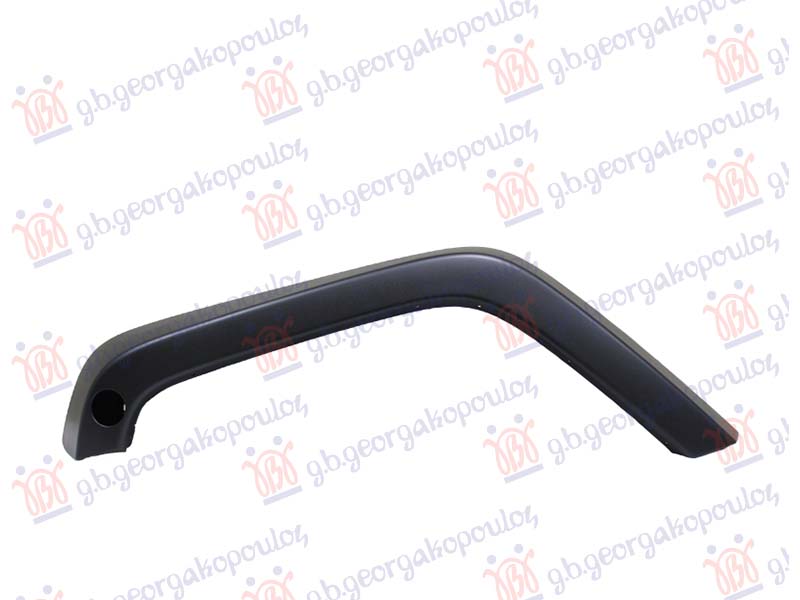 FRONT FENDER FLARE BLACK