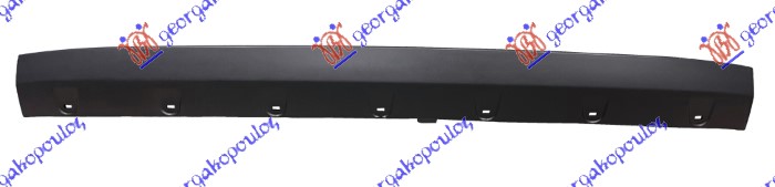 FRONT BUMPER GRILLE MOULDING LOWER BLACK (TRAILHAWK)