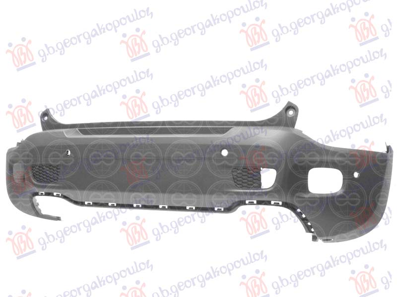 REAR BUMPER (W/4 PDC HOLES) (A QUALITY)