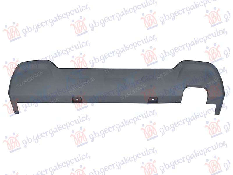 REAR BUMPER SPOILER GRAY (SINGLE EXHAUST)