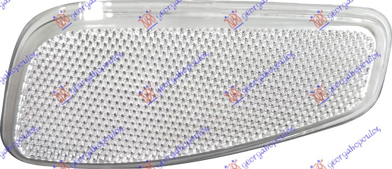 FRONT FENDER REFLECTOR WHITE