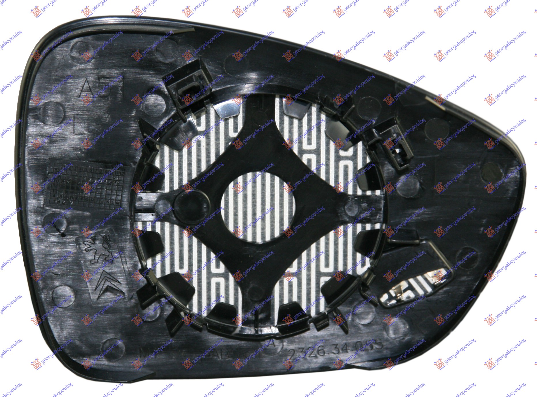 DOOR MIRROR GLASS HEATED (CONVEX GLASS)