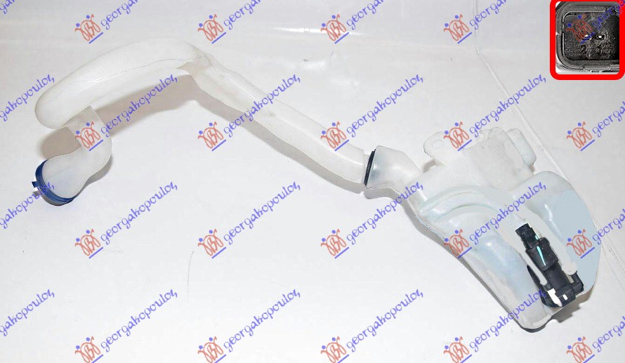 WIPER WASHER TANK WITH MOTOR & NECK