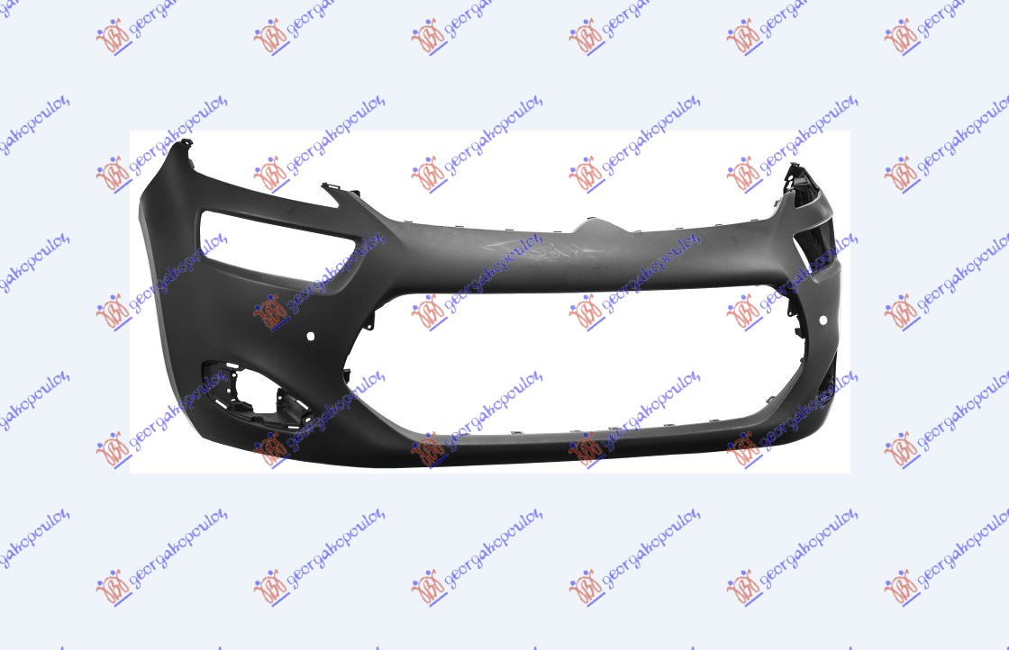 FRONT BUMPER PRIMED (W/4 PDC) (A QUALITY)