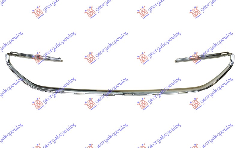 FRONT BUMPER GRILLE MOULDING CHROME