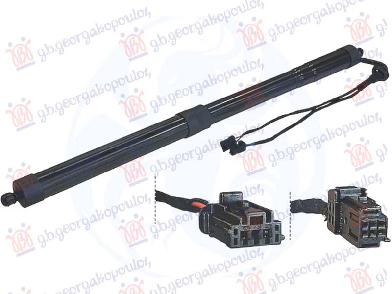 GAS SPRING TAIL GATE ELECTRIC (W/AUTOMATIC CLOSING) (4+2PIN)