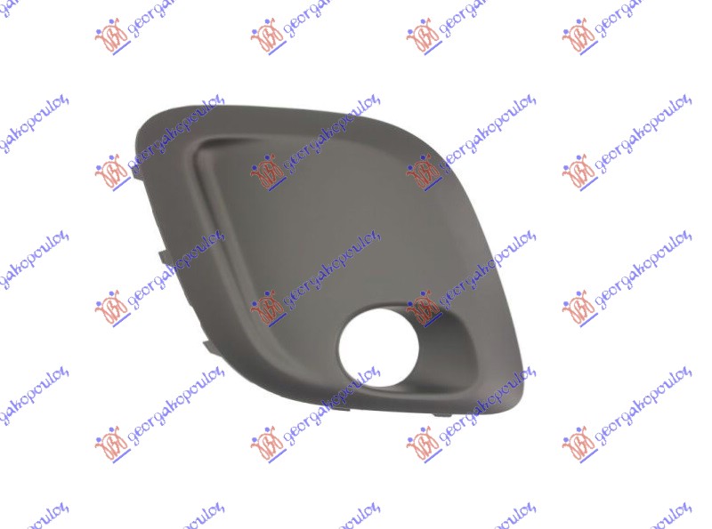 FRONT BUMPER GRILLE (W/ FOG LAMP W/O DRL HOLE)