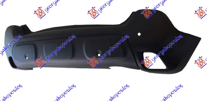 REAR BUMPER LOWER BLACK (W/4 PDC)