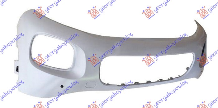 FRONT BUMPER PRIMED (W/O DECORATIVE LAMP HOLES) (W/4 PDC)