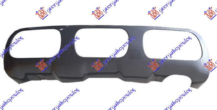 REAR BUMPER MOULDING LOWER GRAY