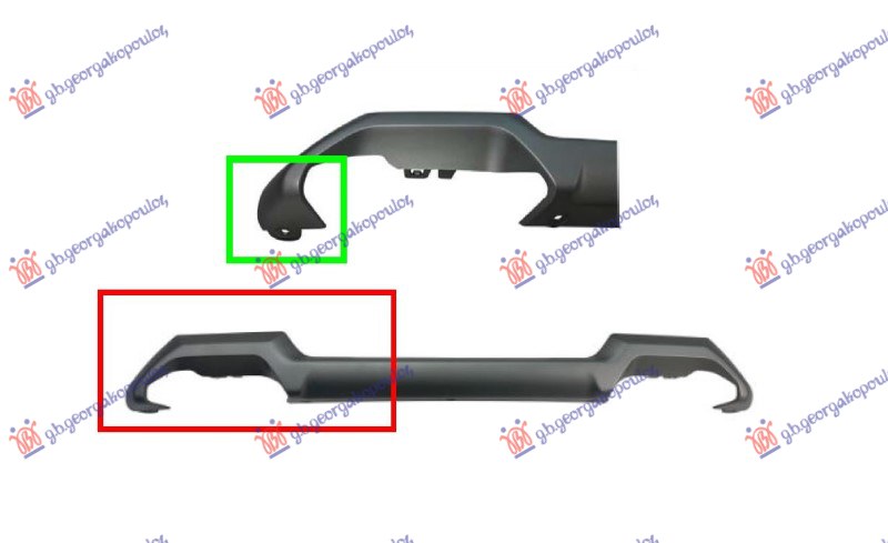 FRONT SPOILER MOULDING GRAY