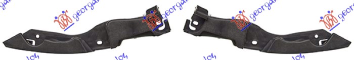 FRONT BUMPER BRACKET UPPER PLASTIC (SET)