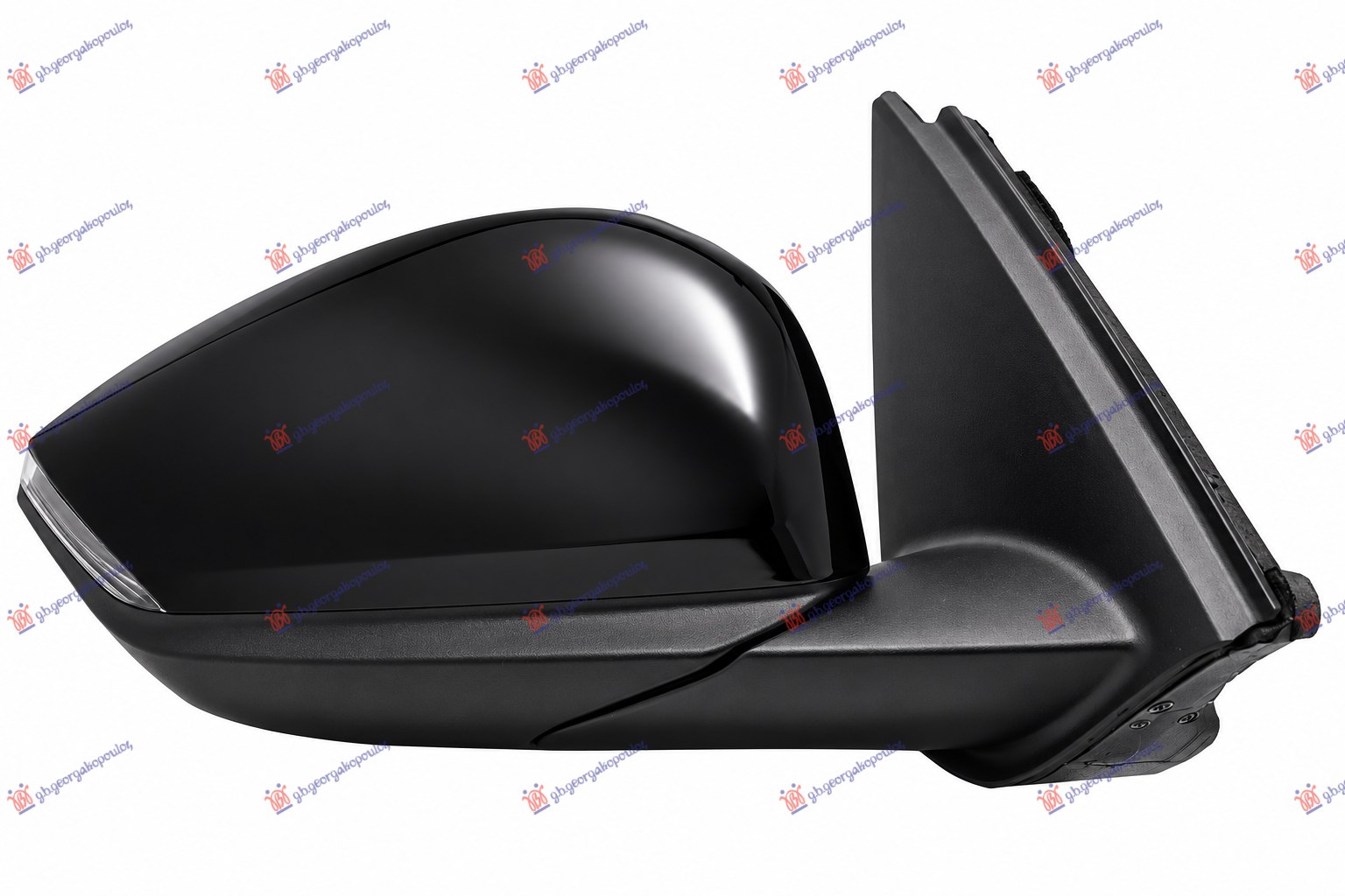 DOOR MIRROR ELECTRICAL HEATED FOLDABLE (W/SIDE LAMP & SENSOR) (10pin) (CONVEX GLASS)