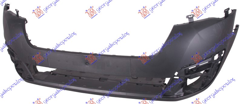 FRONT BUMPER BLACK (W/WASHER HOLES)