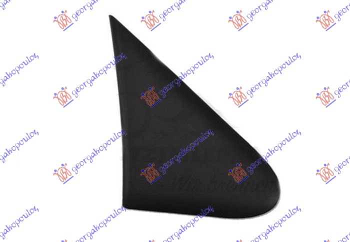 FRONR FENDER MOULDING/MIRROR TRIANGLE UPPER BLACK