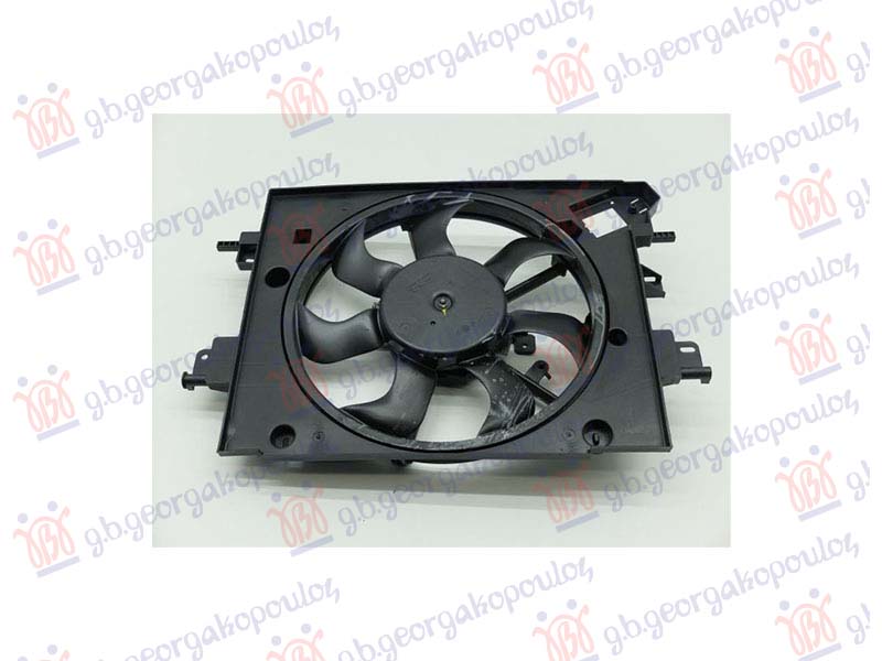 COOLING FAN ASSY 1.2-1.6 PETROL - 1.5 DCI DIESEL (400mm) (2 pin)