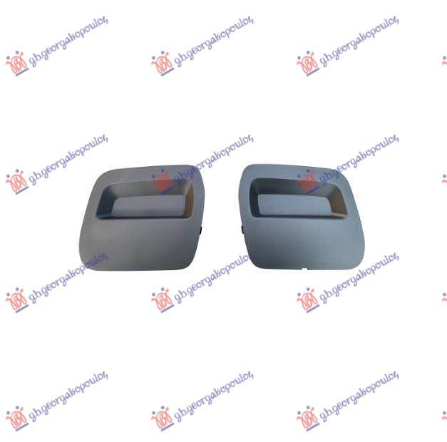 TOW HOOK COVER FRONT GREY (SET 2 PCS)