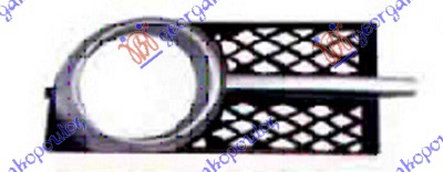 FRONT BUMPER GRILLE (W/ FOG LAMP HOLE) (CHROME MOULDING)