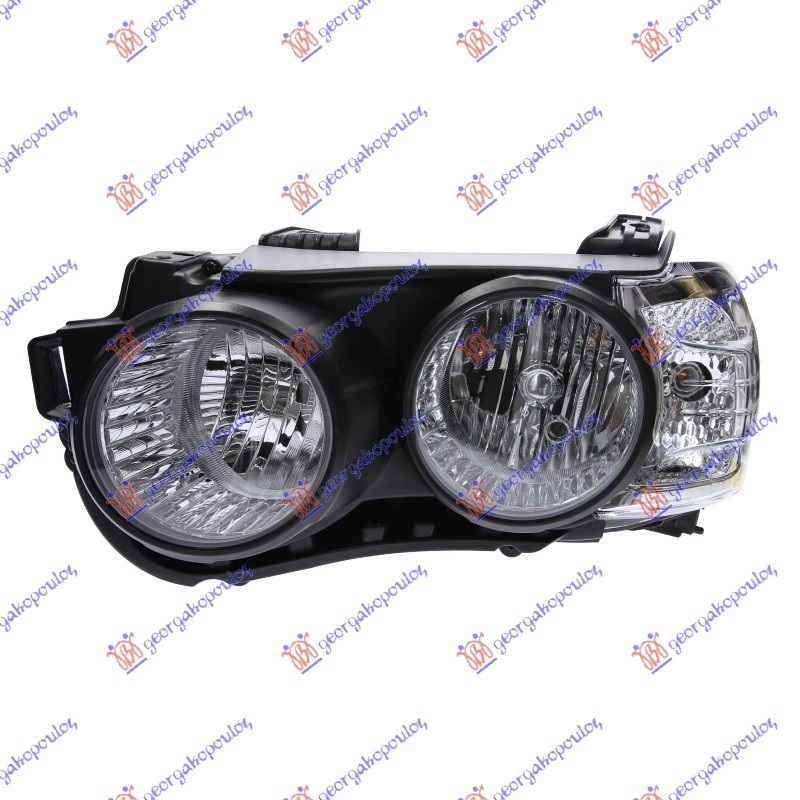 HEAD LAMP ELECTRICAL (BLACK RING) (TYC)