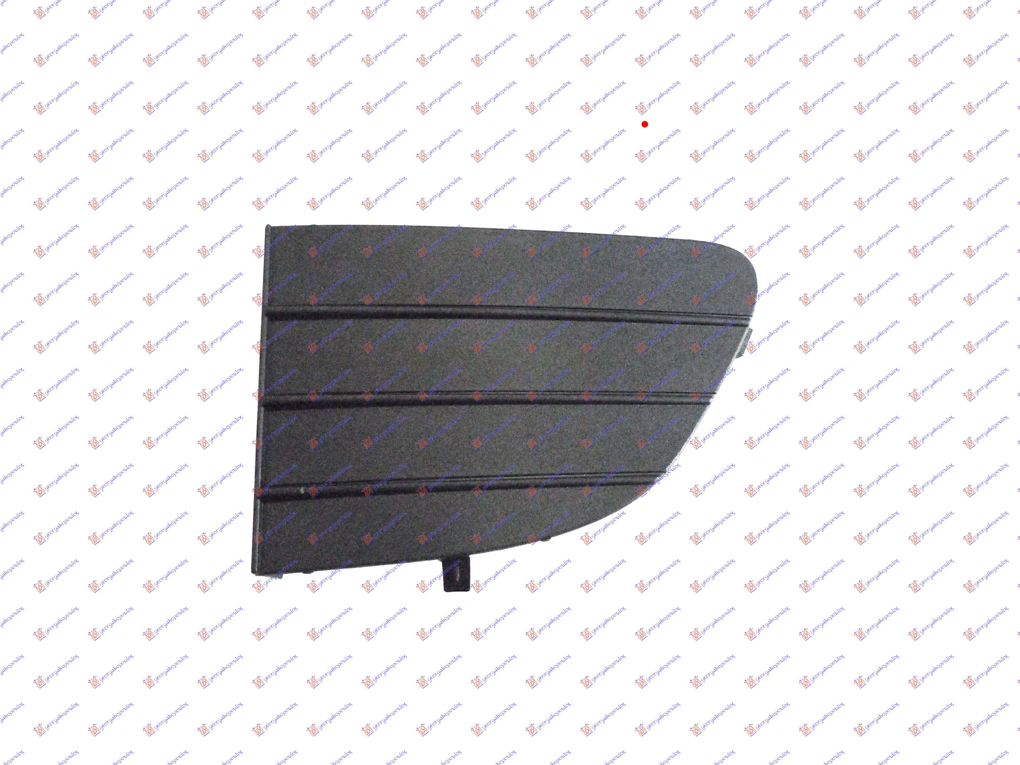FRONT BUMPER GRILLE (BLACK) (W/O FOG LAMP HOLE)