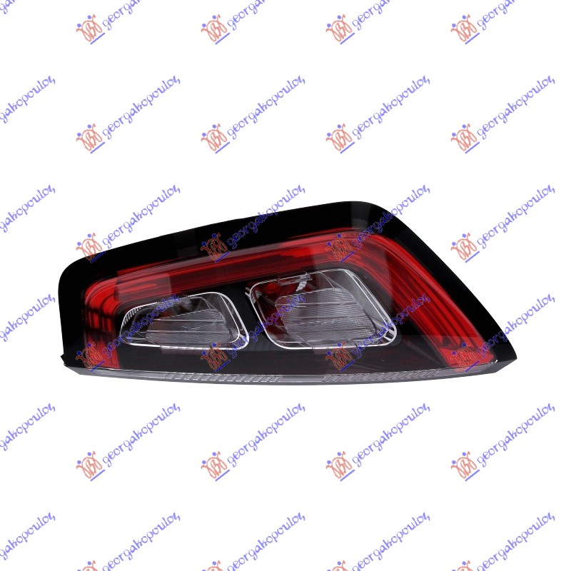 TAIL LAMP LED (W/BULB HOLDER) SPORT (BLACK FRAME) (MARELLI)