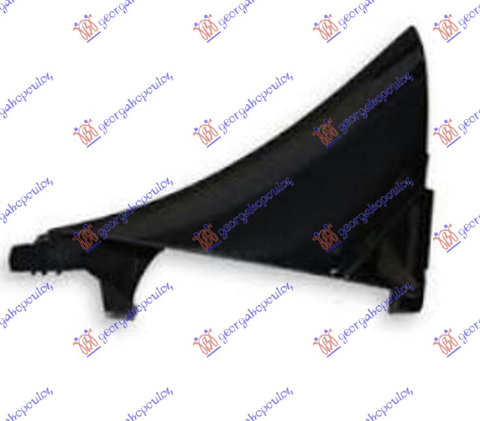 FRONR FENDER MOULDING/MIRROR TRIANGLE UPPER BLACK