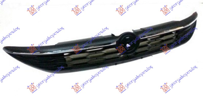 GRILLE W/CHROME MOULDING