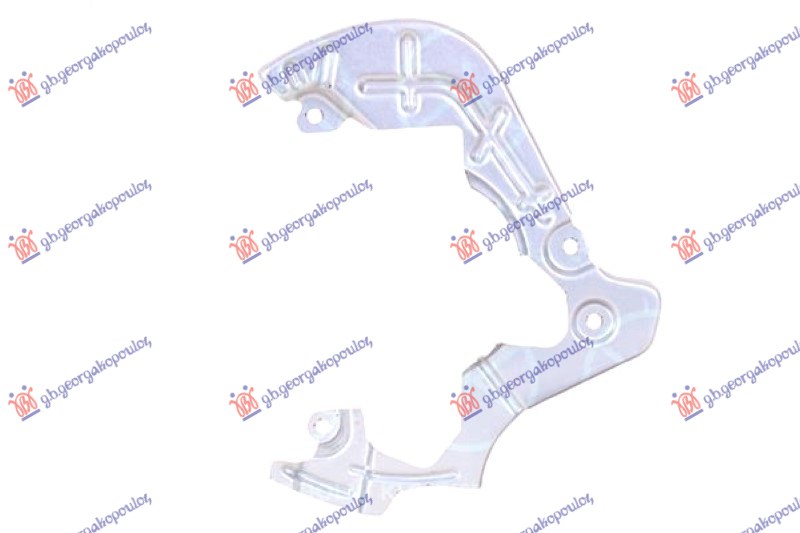 SPLASH PANEL BRAKE DISC FRONT (DISC DIAMETER 257/284MM)