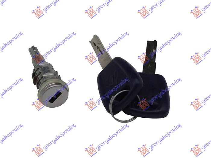 DOOR CYLINDER WITH 2 KEYS
