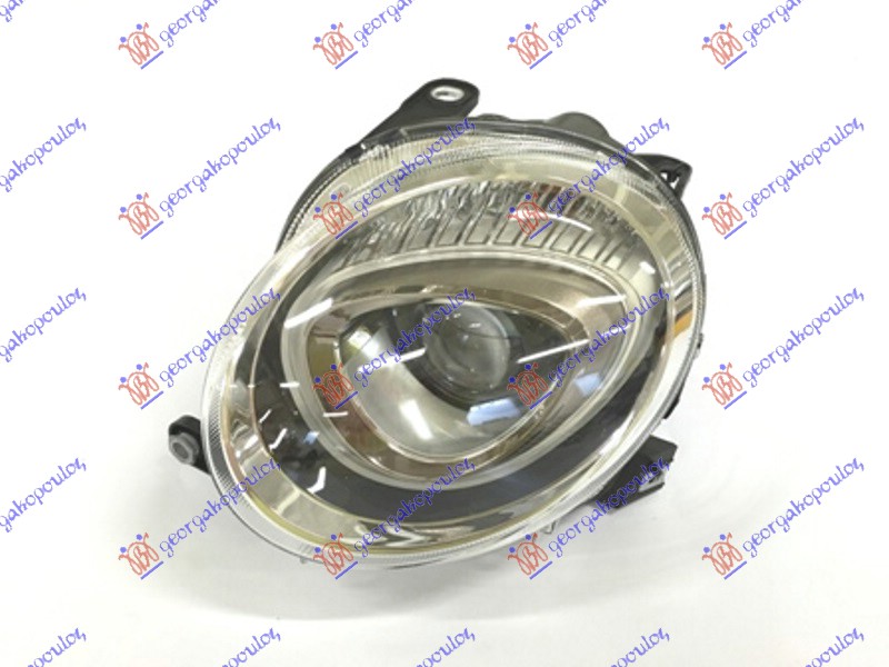 HEAD LAMP ELECTRICAL WITH PROJECTOR (H7/PY24W) (W/MOTOR) (DEPO)