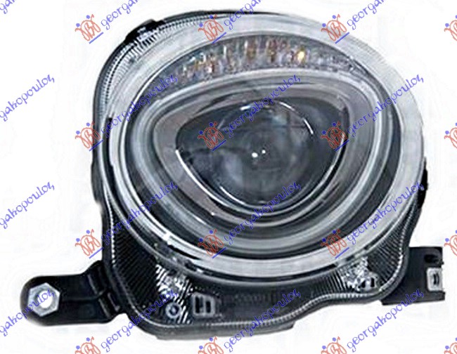 HEAD LAMP ELECTRICAL WITH PROJECTOR (H7/PY24W) (MARELLI)