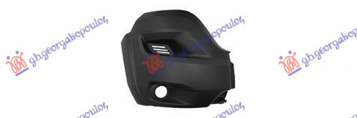 FRONT BUMPER END PRIMED (W/FOG LAMP HOLE) -2024