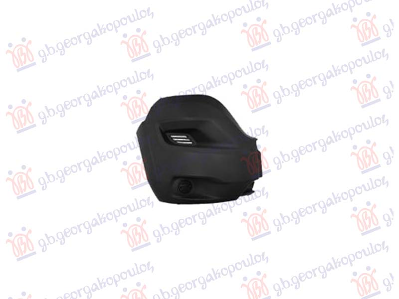 FRONT BUMPER END BLACK (W/O FOG LAMP HOLE) -2024