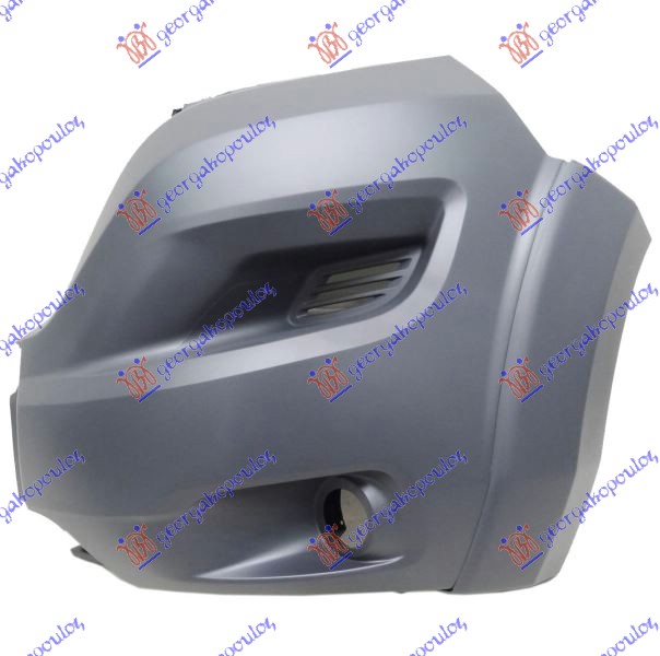 FRONT BUMPER END BLACK (W/FOG LAMP HOLE) (MAXI) (EDITION W/FENDER FLARE) -2024