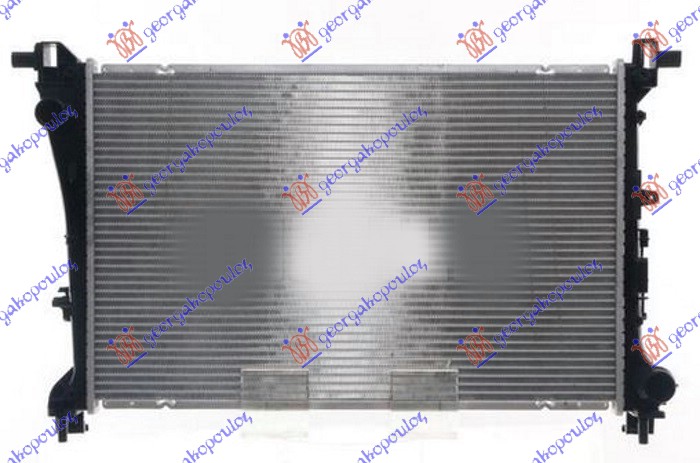 RADIATOR 1.4 / LPG (88KW) MANUAL PETROL - 1.3-1.6 MJTD MANUAL DIESEL (620x390x26)