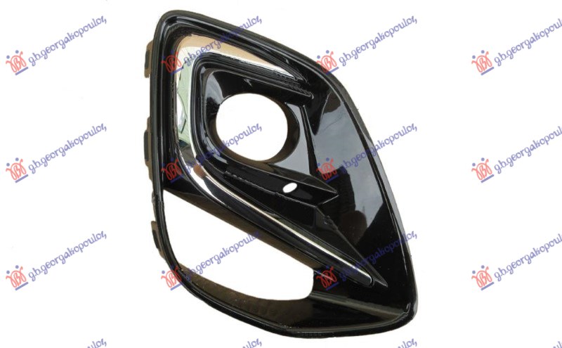 FRONT BUMPER GRILLE (W/ FOG LAMP HOLE) (W/ CHROME MOULDING) (BASIS)
