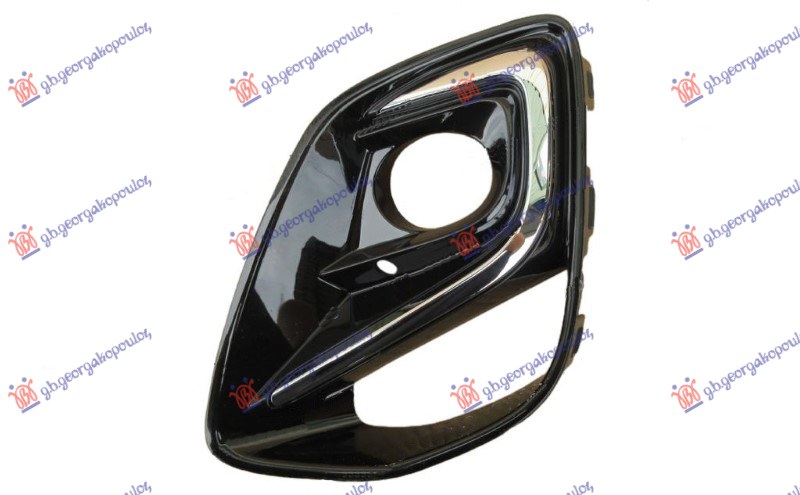 FRONT BUMPER GRILLE (W/ FOG LAMP HOLE) (W/ CHROME MOULDING) (BASIS)
