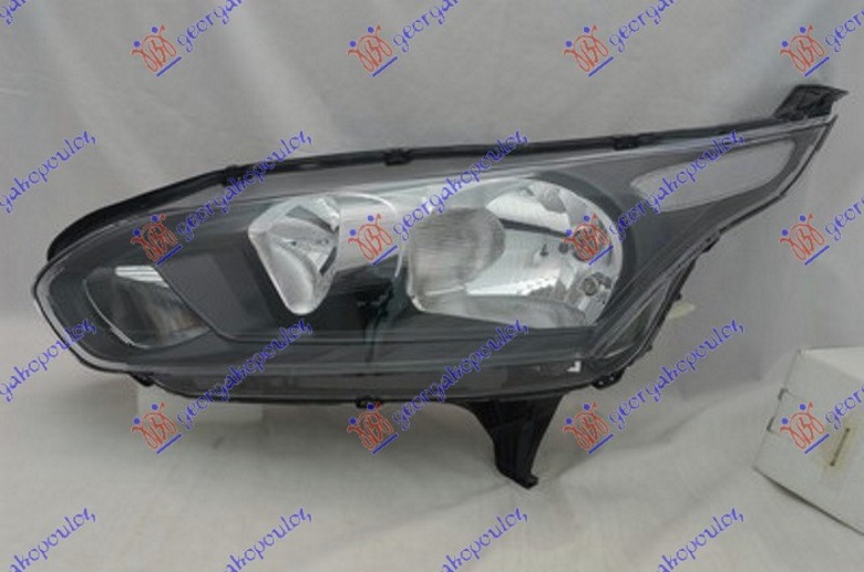 Far electric negru (lampă transparentă și reflector transparent) (DEPO), poza 1 din 2