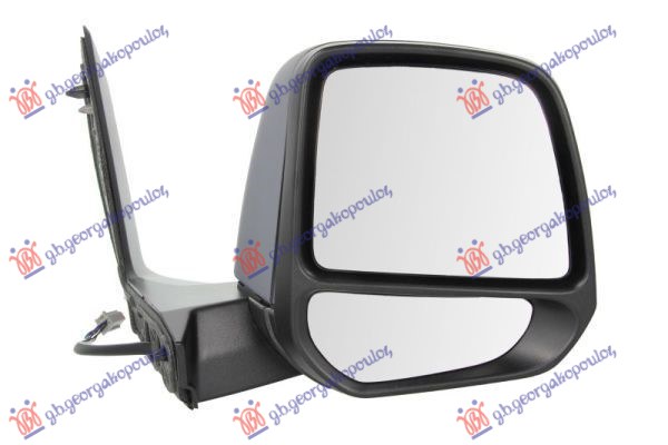 DOOR MIRROR ELECTRICAL HEATED FOLDABLE PRIMED (CONVEX GLASS)