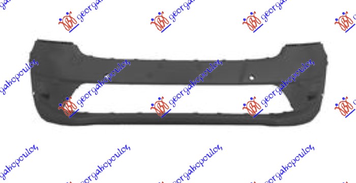 FRONT BUMPER BLACK (W/6 SENSOR HOLE)