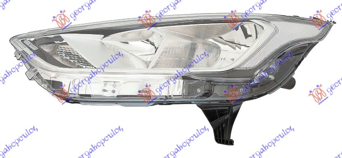 HEAD LAMP (W/MOTOR) (CHROME) (DEPO)