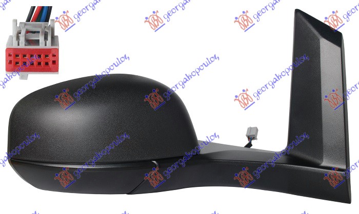 DOOR MIRROR ELECTRICAL HEATED (5 PIN) (A QUALITY) (ASPHERICAL GLASS)