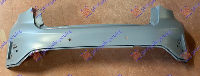 REAR BUMPER PRIMED H/B (W/4 PDC) (A QUALITY)