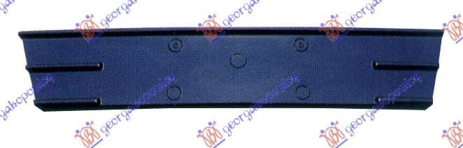 FRONT BUMPER GRILLE/LICENSE PLATE