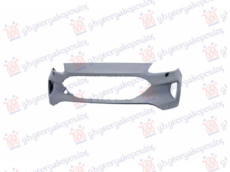 FRONT BUMPER PRIMED (W/WASHER HOLES) (W/4 PDC) (A QUALITY)