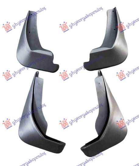 MUD FLAPS FRONT-REAR (4PCS)