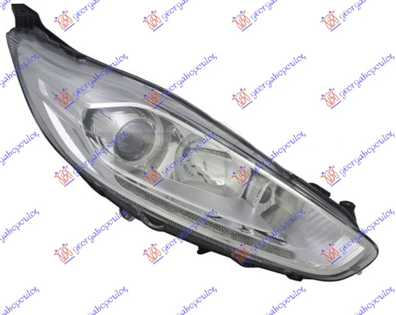 HEAD LAMP PROJECTOR (H1/H7) W/LED DRL (DEPO)