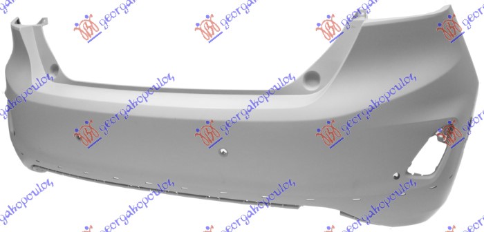 REAR BUMPER PRIMED ACTIVE -2021 (W/4 PDC) (A QUALITY)